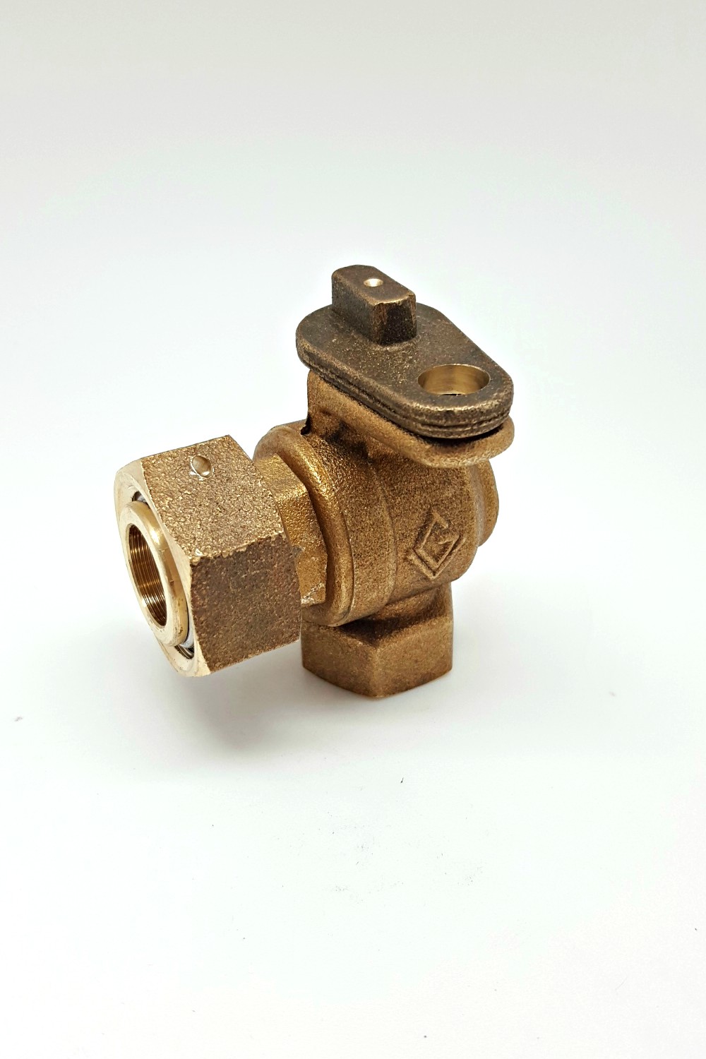 Brass Angle Meter Valve 34x12 Swivel Type Luzon Foundry Inc